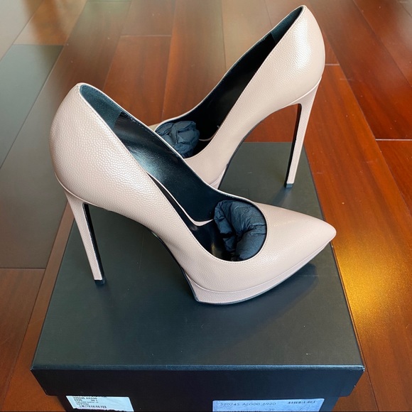 NWT Saint Laurent Patent Leather Pumps Heels 5" - Picture 2 of 8